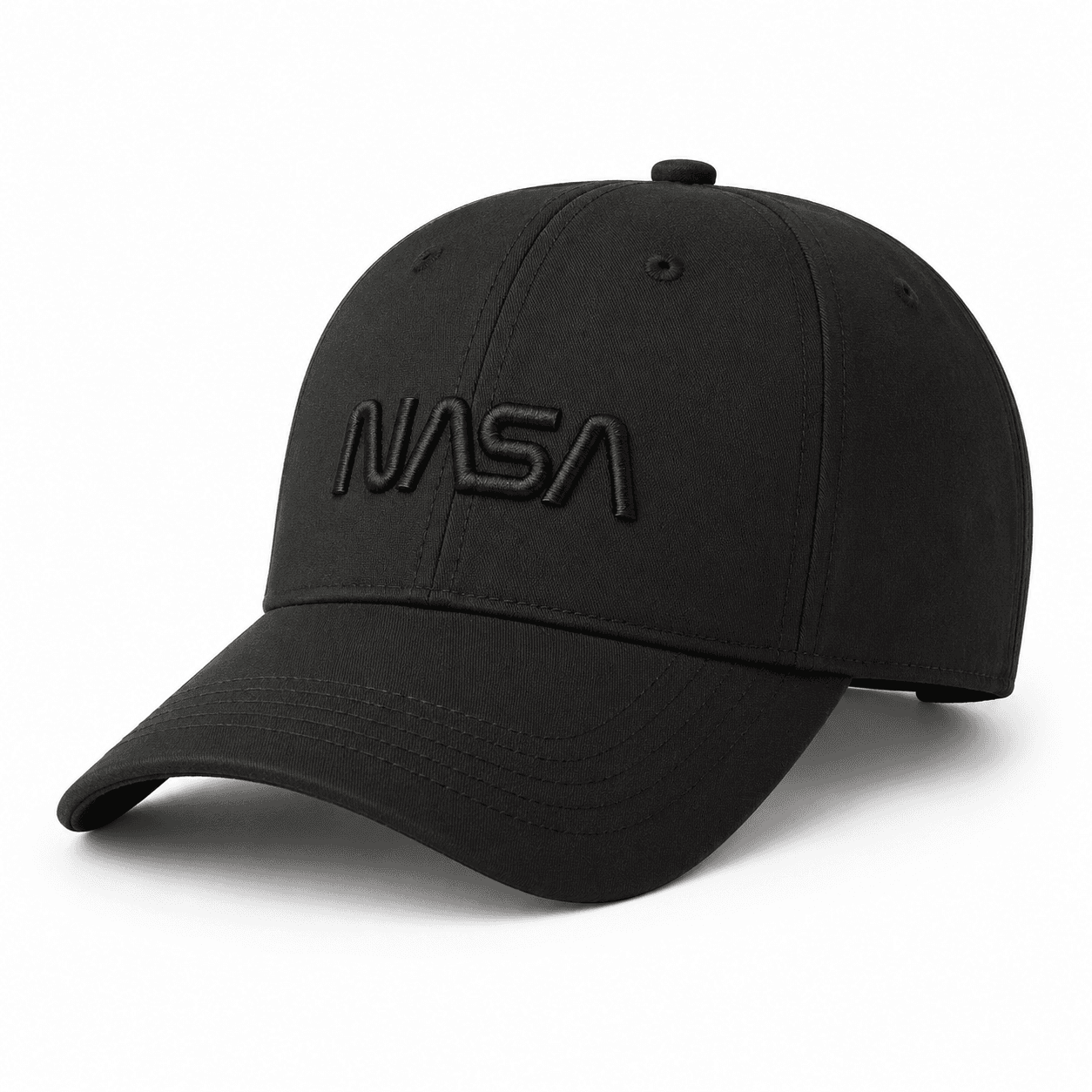 Black Unisex Cap - NASA